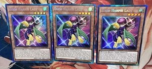 Yugioh Toon Harpie Lady TOCH-DE002 Collector’s Rare NM 1st Ed X 3 Toon Chaos  - Bild 1 von 5