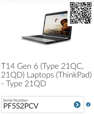 NEW! Lenovo ThinkPad T14 Gen 6 14" Laptop / 1 TB / 32 GB / Intel Ultra 7 / WNTY - Image 1 of 4