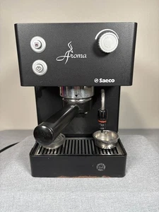 Saeco Aroma Espresso Cappuccino Maschine SIN 015XM Schwarz Metall - Bild 1 von 7