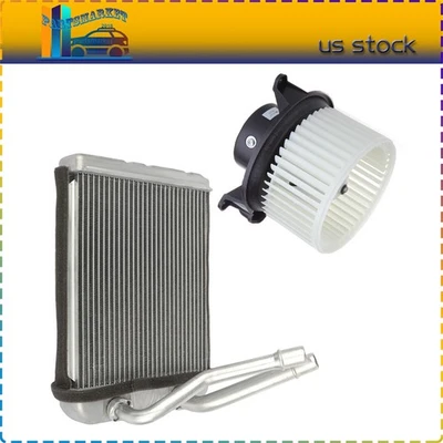 For 2003-2007 Chevrolet Silverado 2500 HD A/C HVAC Blower Motor and Heater Core Foto 1 de 4