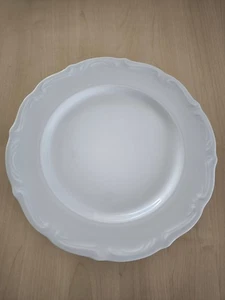 6 Speiseteller flach 25cm Maria Theresa  Porzellan weiß  Made in EU - Bild 1 von 3