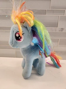 My Little Pony Sparkle Rainbow Dash Beanie Baby 8 Zoll Plüschpuppe 2016 TY Hasbro - Bild 1 von 9
