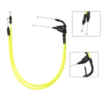 Throttle Cable Wire Line Linkage Yellow For Suzuki GSXR1000 2009-2016 - Image 1 of 4