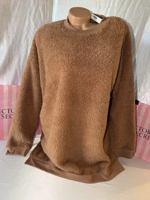 Victorias Secret Sleep Shirt Teddy Bear Nightie Medium Tan - Image 1 of 2