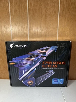 GIGABYTE - Z790 AORUS ELITE AX (Socket LGA 1700) Intel Z790 ATX DDR5 Wi-Fi 6E - Image 1 of 2