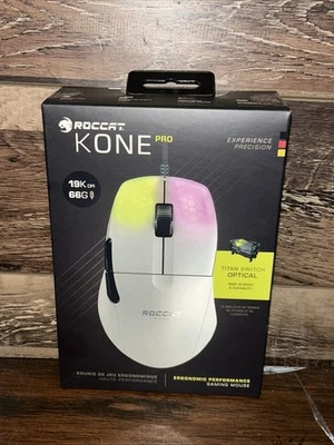 ROCCAT Kone Pro Wired Optical Gaming Mouse - White - Image 1 of 2