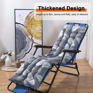 Cushion Pad Replacement for Sun Lounger Recliner Bench Chair Seat Garden Outdoor - Picture 1 of 12