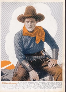 Pubblicità 2 lati anni '20 per attori di film muti William Farnum & Mae Murray - Foto 1 di 2
