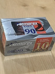 New Sealed 10 Pack Memorex DBS90 Normal Bias Type 1 Audio Cassettes - Picture 1 of 3