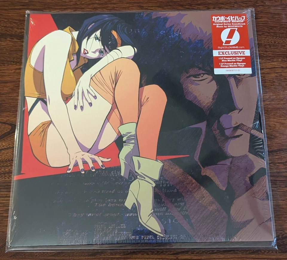 Cowboy Bebop - The Seatbelts - 2020 - Blue/Orange Opaque - Vinyl 2LP -New/Sealed - Image 1 of 4