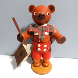 Christian Ulbricht Holz Räuchermann Räuchergefäß Wanderbär - Bild 1 von 16