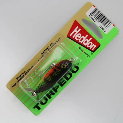 Рыболовная приманка Heddon Tiny Torpedo X0360LC на натурального окуня для топовой воды новая из старых запасов 2 дюйма - Изображение 1 из 4