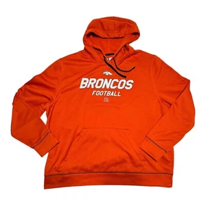 Denver Broncos Vibrant Football Pullover Hoodie Sweatshirt Adult 2XL - Picture 1 of 11