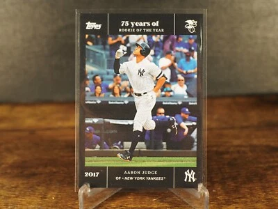 2022 Topps 75 Years of Rookie of the Year Aaron Judge #52 New York Yankees (A) - Image 1 of 2