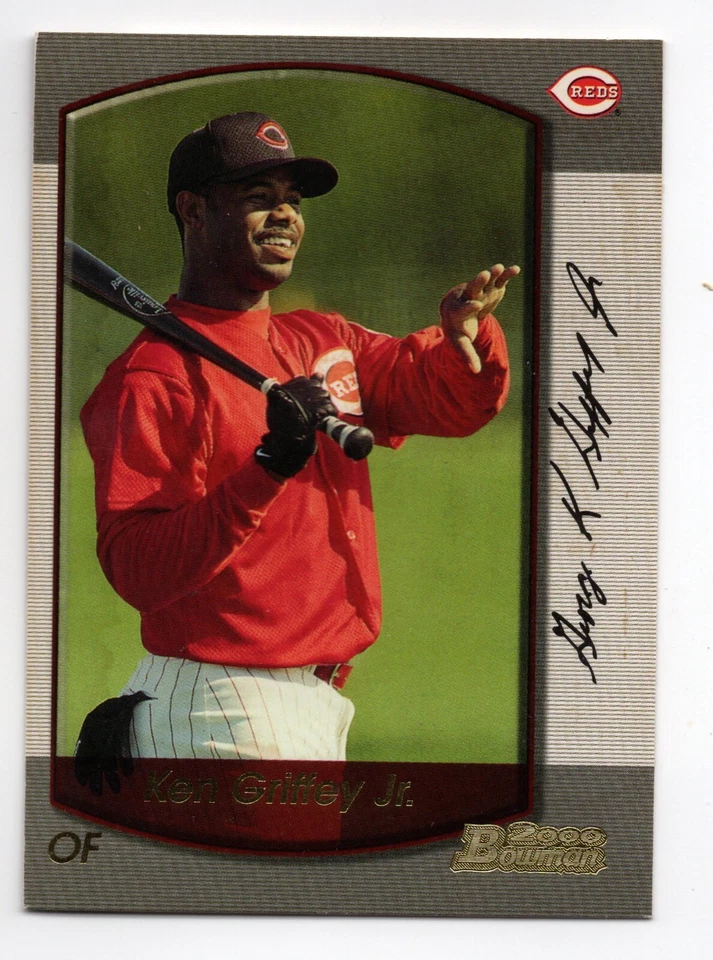 2000 Bowman Ken Griffey Jr. Card #122 - Cincinnati Reds - Image 1 of 1