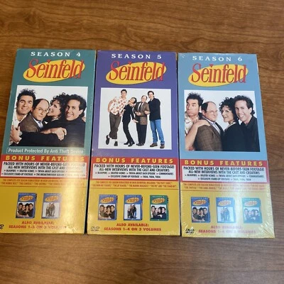 SEINFELD - SEASONS 4,5,6. LONGBOX! SEALED! RARE! Collector - Image 1 of 4