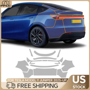 Tesla Model Y Juniper 2025-UP Rear Bumper Precut Paint Protection Film Clear PPF - Picture 1 of 20