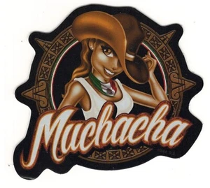 Viva Mexico Vending Machine Sticker - Muchacha - Picture 1 of 1