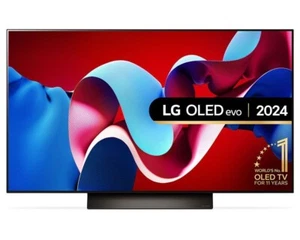 LG OLED48C46LA 48" C4 OLED evo 4K HDR Smart TV Black 2024 - Picture 1 of 3