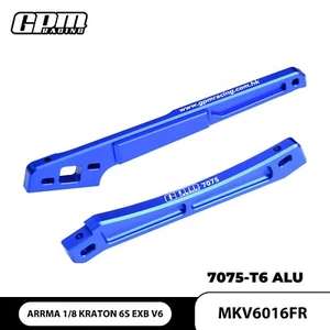 aluminum 7075 Front+rear chassis brace for ARRMA1/8 KRATON 6S EXB   V6 - Picture 1 of 4