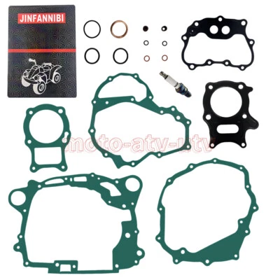 Complete Gasket Kit Set & Spark Plug For Honda TRX250X 2009-2023 - Image 1 of 4