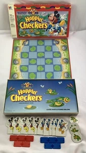 1993 Disney Hoppin' Checkers by Milton Bradley Complete in Good Cond FREE SHIP - Picture 1 of 9