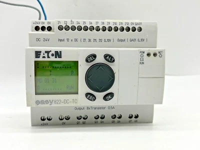 MOELLER EATON EASY 822-DC-TC Control Relay, 24V DC, Relay Output, PLC Moeller - Photo 1/4