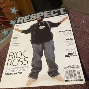 Respect Magazine Rick Ross Wale Busta Rhymes Raekwon 50 Cent Jay-Z Kanye - Picture 1 of 1