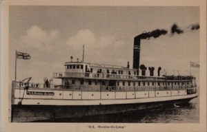 QUEBEC CANADA S.S. RIVIÈRE DU LOUP FERRY BARCO POSTAL-ST.LAWRENCE A CHARLEVOIX - Imagen 1 de 2