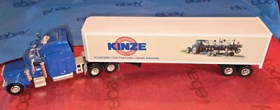 KINZE Peterbilt Semi Truck Planter Grain Cart 1:64 Spec Cast 1965-1995 - Image 1 of 4