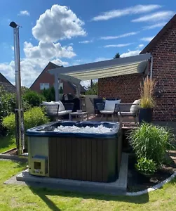 Acryl Jacuzzi quadratisch Badefass, Hot Tub, Whirlpool, Badezuber, Badetonne - Bild 1 von 15