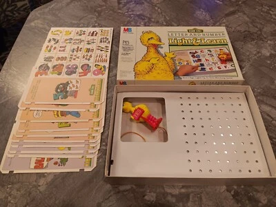 Vintage Sesame Street Light & Learn Matching Game 1986- Lights Up, Beautiful  - Image 1 of 4