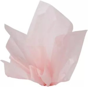 240 Tissue Paper Pink 20" x 30" Large Sheets Gift Wrap Wrapping Ships Flat - Picture 1 of 2