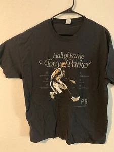 NBA San Antonio Spurs Tony Parker Hall of Fame Game T-Shirt Herren Gr. XL schwarz - Bild 1 von 4