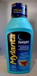 Mylanta Antiacido e Gas Sollievo, Formula Stasera, Miele-Camomilla, 12 Fl Oz - Foto 1 di 1