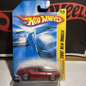 Hot Wheels 2007 New Models 1969 69 FORD MUSTANG Red 004/180 - Picture 1 of 6