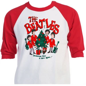 The BEATLES Christmas's, Cool Men's T-Shirts All Sizes S-5XL, T-1441 L@@K!! - Picture 1 of 9