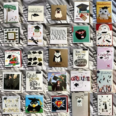 Graduation Cards 80 designs University Congratulations Well Done Under Post Grad - Image 1 of 4