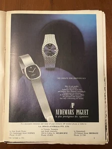 1974 Vintage Audemars Piguet Original A4 Print Ad Men’s watches - Picture 1 of 1