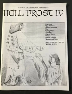 Hell Frost IV Fanzine - CRYPTOPSY - ROTTING CHRIST-EDGE OF SANITY-KING DIAMOND - Picture 1 of 3