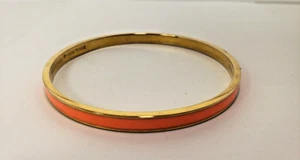 Kate Spade Orange Enamel Sparks Fly Bangle Bracelet - Picture 1 of 6