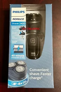 PHILIPS NOREOLCO 2400 Cordless 4D Flex Heads SHAVER with Pop-Up DETAIL TRIMMER - Picture 1 of 4