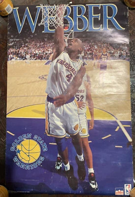 "Póster de Chris Webber Golden State Warriors Starline 22x34""" Foto 1 de 4