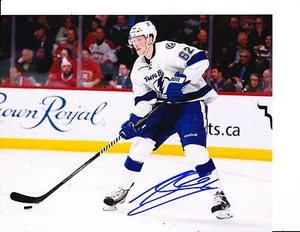 TAMPA BAY LIGHTNING ANDREJ SUSTR SIGNED MAKING PASS 8X10 - Foto 1 di 1
