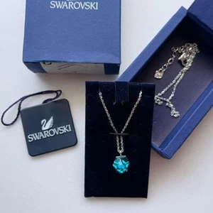 Swarovski Crystal Points of Light Indicolite Necklace Pendant 1035221 - Picture 1 of 7
