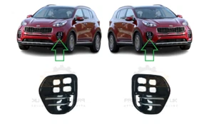 NEW FOR KIA SPORTAGE QL 2015- FRONT LOWER BUMPER GRILL PAIR SET - Picture 1 of 3