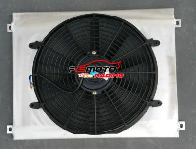 Aluminum Radiator Shroud+FAN For FORD MUSTANG FAIRLANE FALCON TORINO 1963-1970 - Image 1 of 4