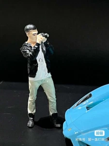 1/24 Fotógrafo Hombres Escena Utilería Minitura Figura Muñeca Ajuste Coches Vehículos Modelo - Imagen 1 de 5