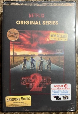 Stranger Things Season 2 Blu-Ray & DVD VHS Retro Collectors Edition W/ DORBZ NEW - Image 1 of 4