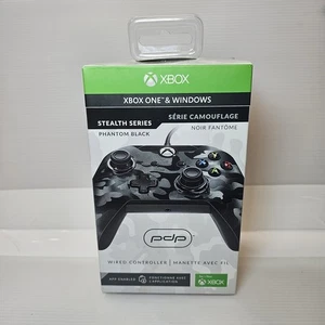 PDP Stealth Series Wired Controller Black Camo Xbox One/Series X|S  - Picture 1 of 9